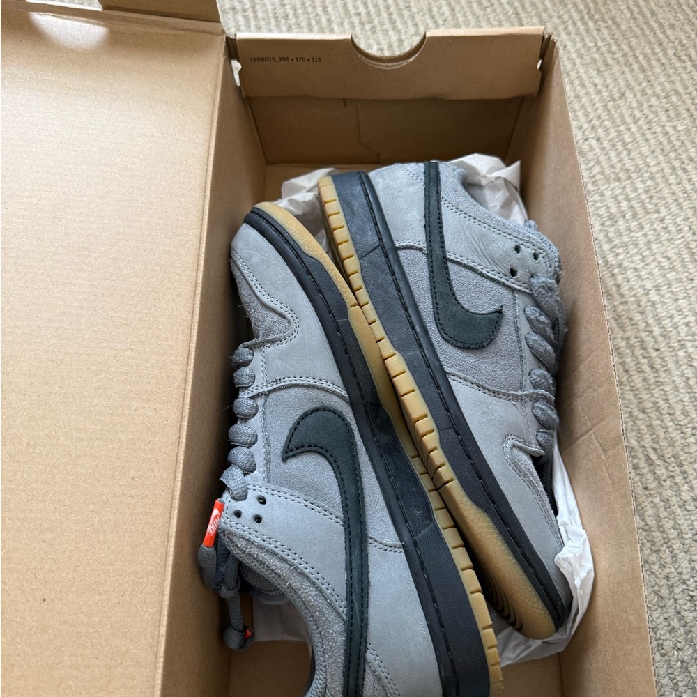 Nike SB Dunk Low Pro Cool Grey Sneakers FJ1674 002 Size 6